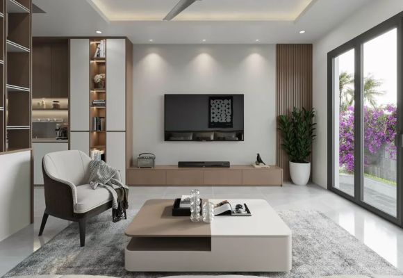 Mẫu trang trí phòng khách nhỏ 15m2