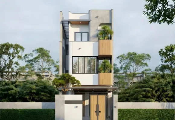 Mẫu Nhà Phố 3 Tầng Hiện Đại Đẹp, Tối Ưu Công Năng